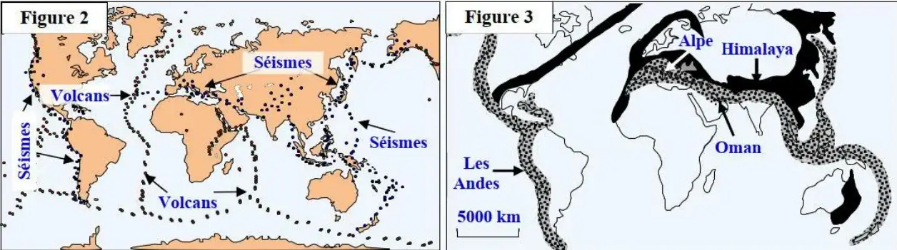 Les chaînes de montagnes récentes et leurs relations avec la tectonique des plaques